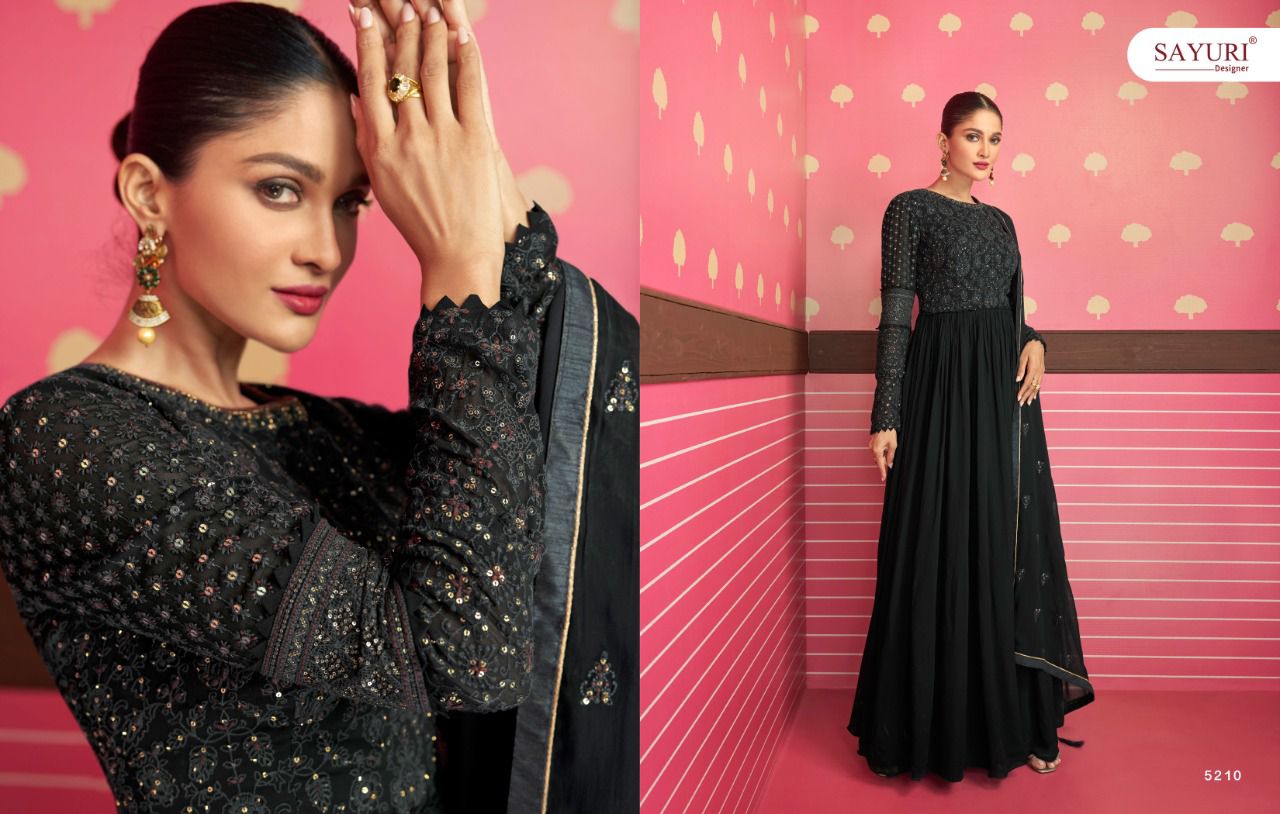 Sayuri Nayra Designer New Fancy Wedding Wear Georgette Salwar Kameez Collection